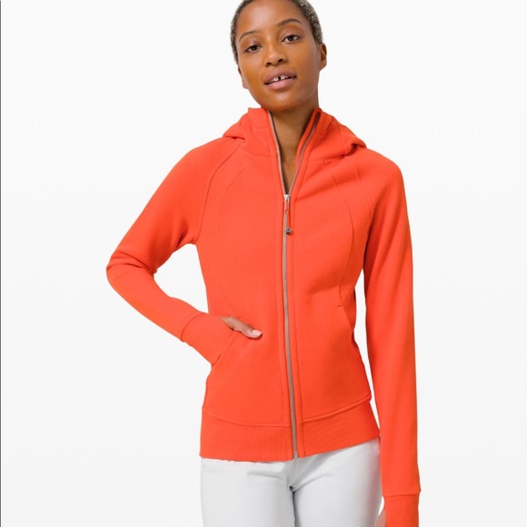 lululemon athletica Tops - Brick Scuba Light Cotton Fleece Hoodie NWT Size 12